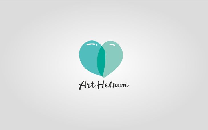 Логотип для компании по доставке и украшению надувными шарами Art Helium