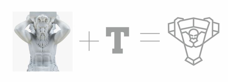 Формула идеи логотипа для строительной компании Тариос