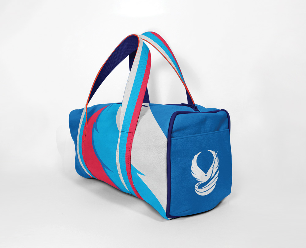 Спортивная сумка в фирменном стиле Федерации воздухоплавательного спорта России