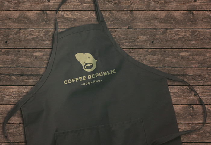 Coffee Republic. Фартук
